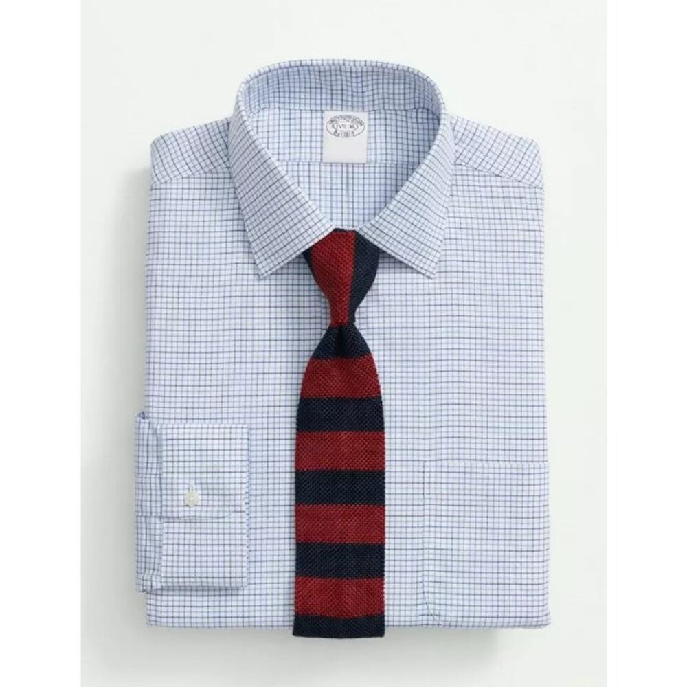 NWT Brooks Brothers Non-Iron Twill Oxford Ansley Collar Shirt 16x34